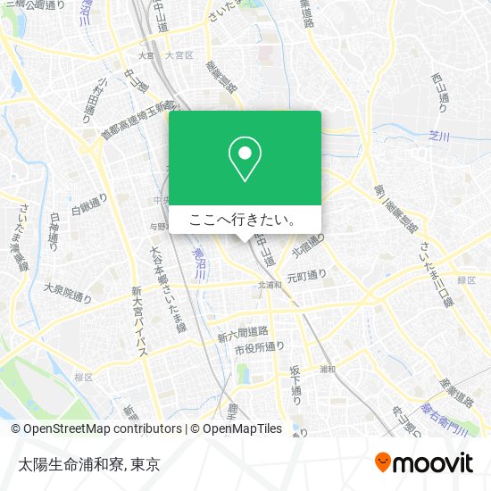 太陽生命浦和寮地図
