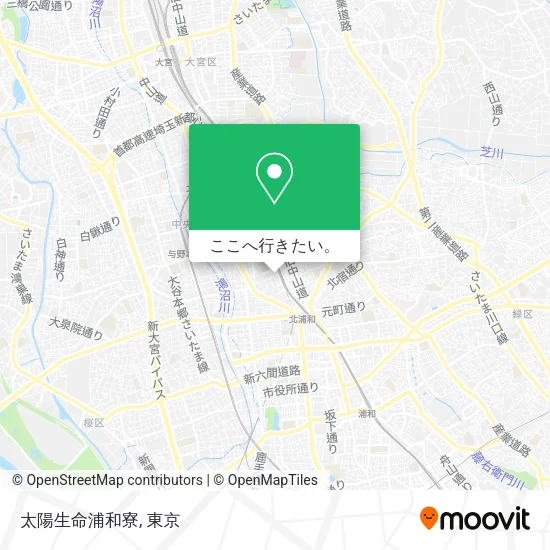 太陽生命浦和寮地図
