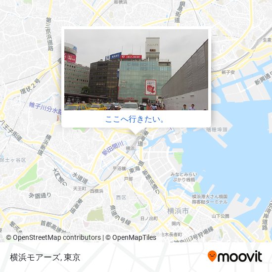 横浜モアーズ地図