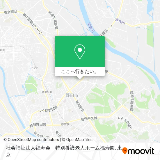 社会福祉法人福寿会　特別養護老人ホーム福寿園地図