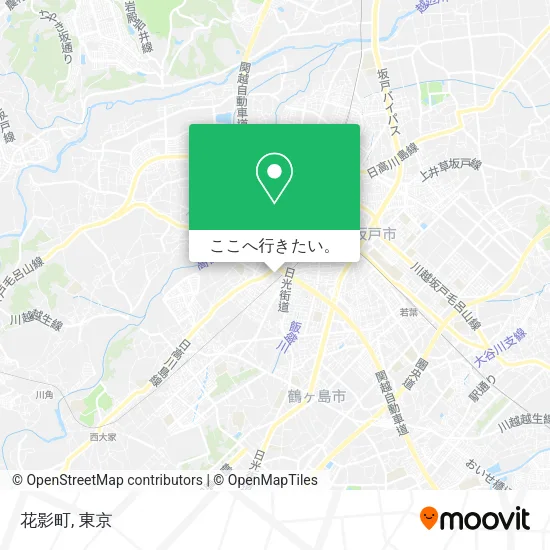花影町地図