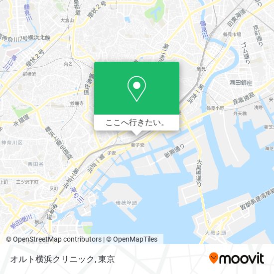 オルト横浜クリニック地図