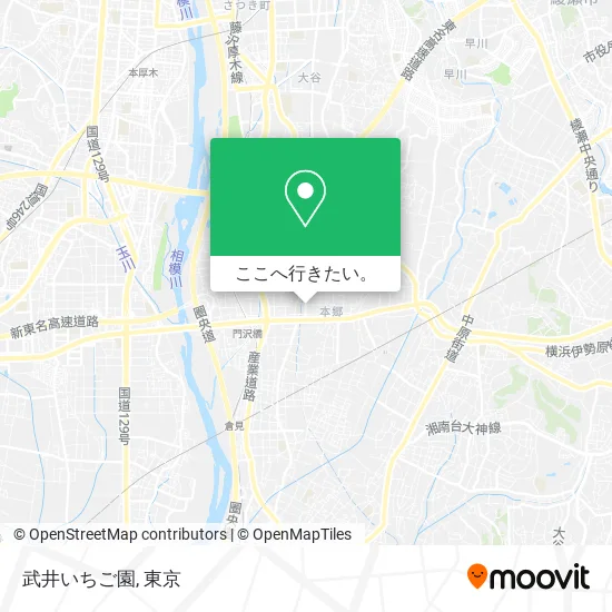 武井いちご園地図