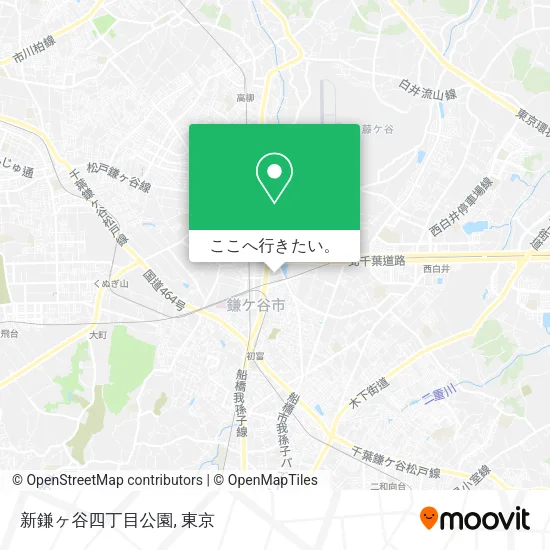 新鎌ヶ谷四丁目公園地図