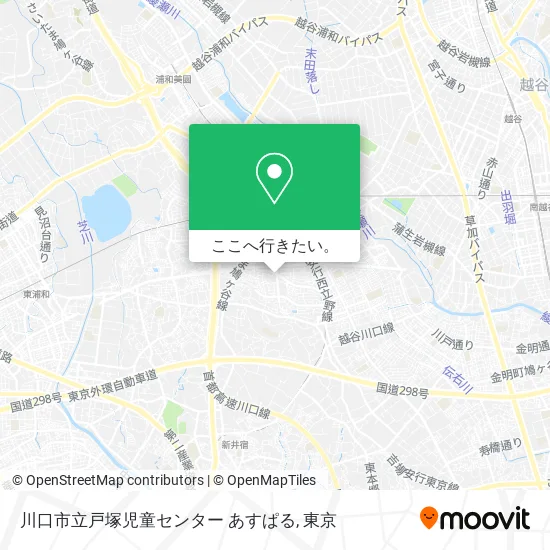 川口市立戸塚児童センター あすぱる地図