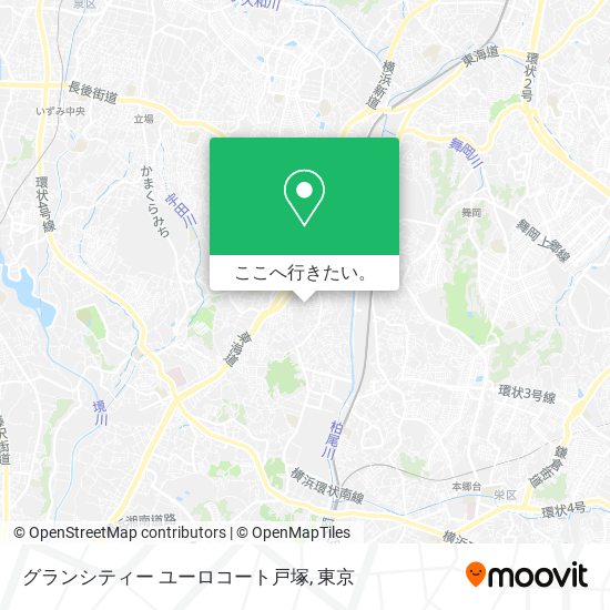 グランシティー ユーロコート戸塚地図