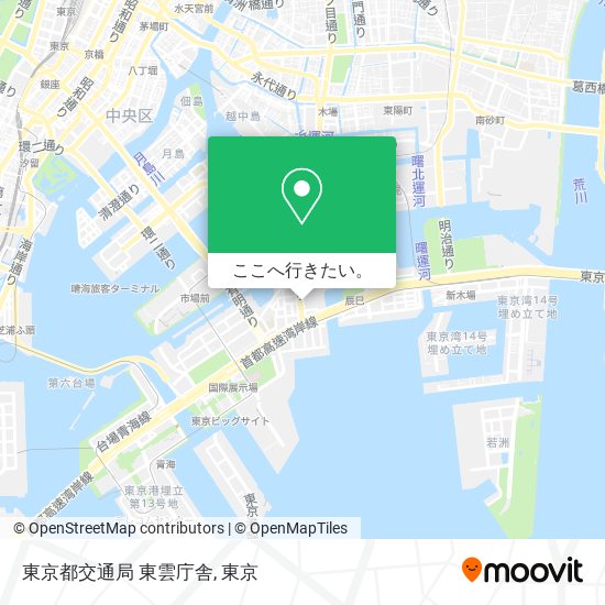 東京都交通局 東雲庁舎地図