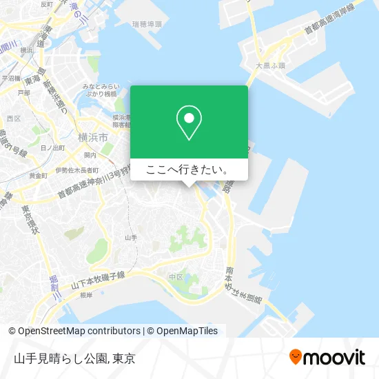 山手見晴らし公園地図