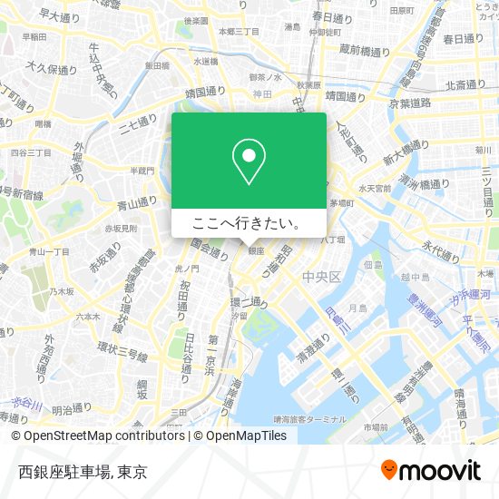 西銀座駐車場地図