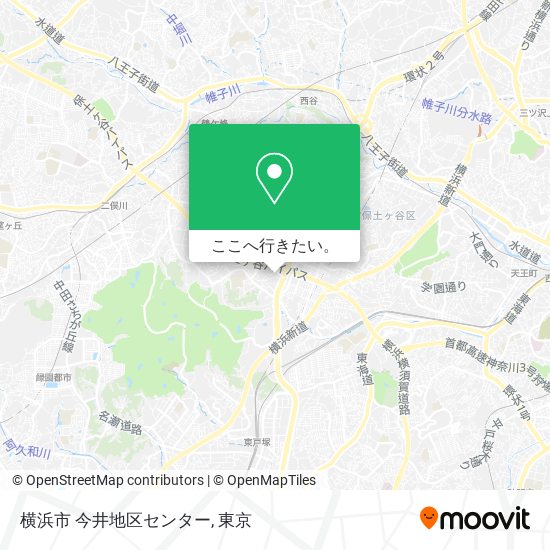 横浜市 今井地区センター地図