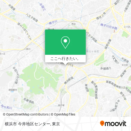 横浜市 今井地区センター地図