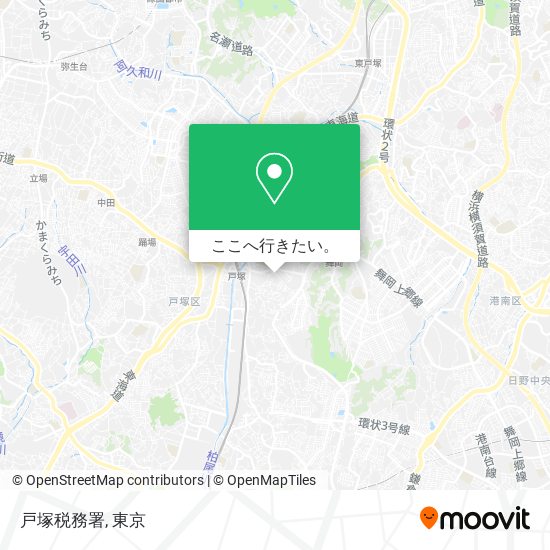 戸塚税務署地図