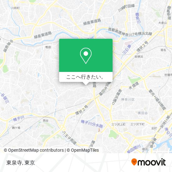 東泉寺地図
