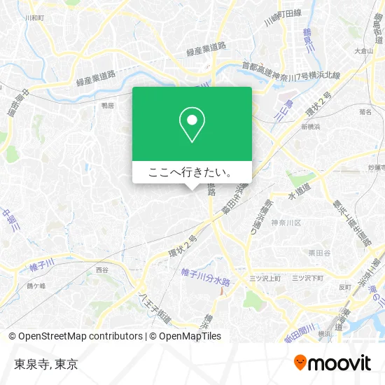 東泉寺地図