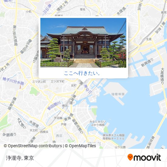 浄瀧寺地図