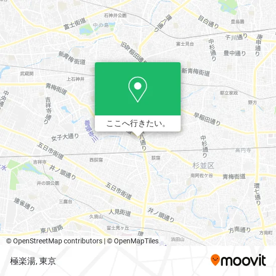 極楽湯地図