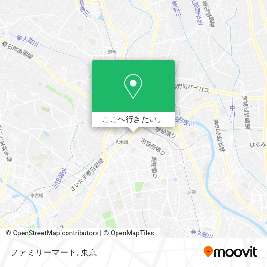 ファミリーマート地図