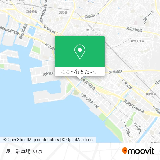 屋上駐車場地図