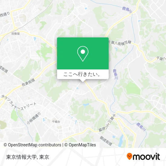 東京情報大学地図