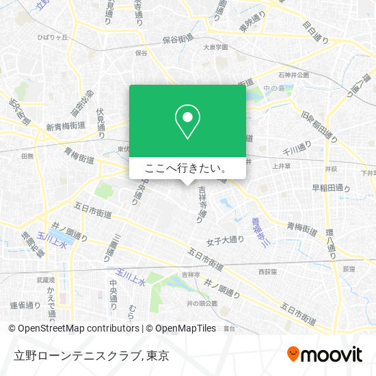 立野ローンテニスクラブ地図