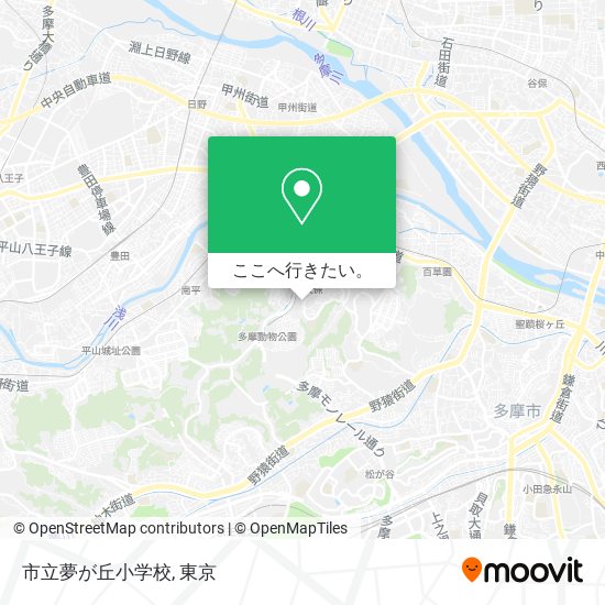 市立夢が丘小学校地図