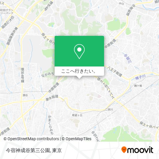 今宿神成谷第三公園地図