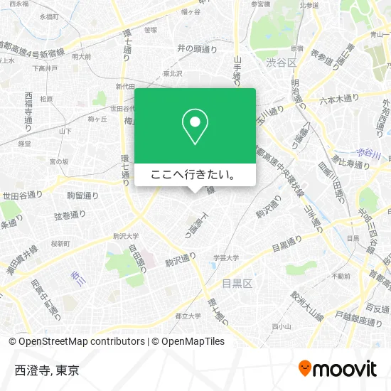 西澄寺地図
