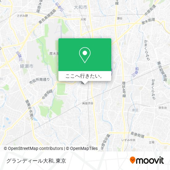 グランディール大和地図