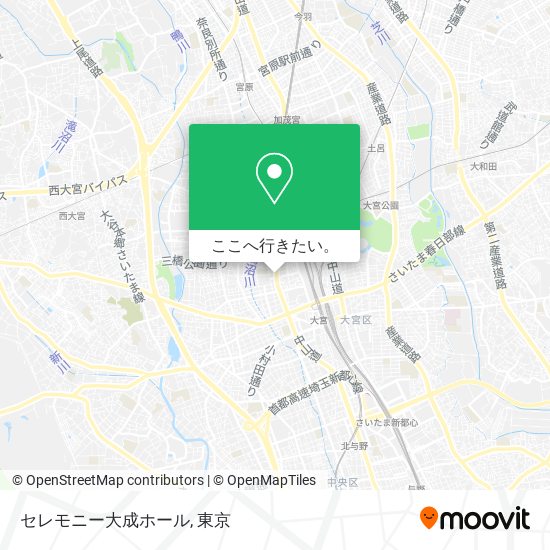 セレモニー大成ホール地図