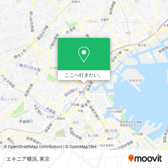 エキニア横浜地図