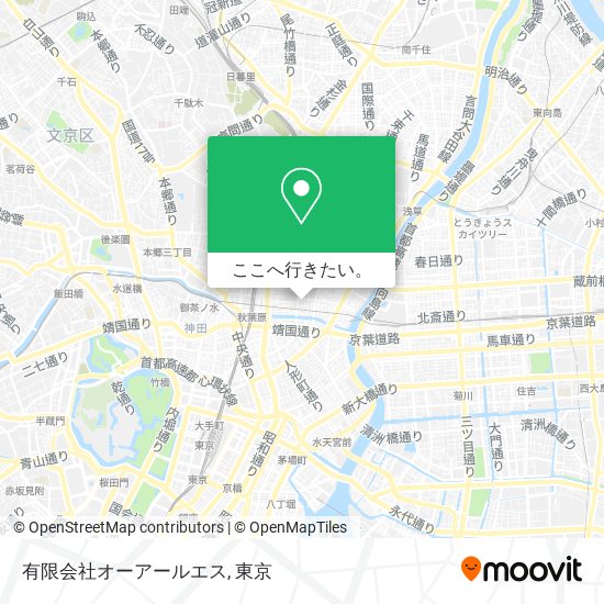有限会社オーアールエス地図
