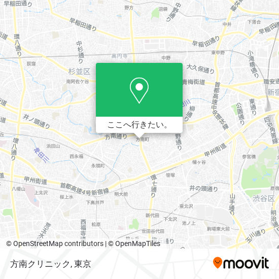 方南クリニック地図