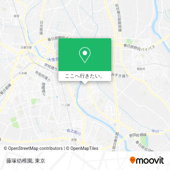 藤塚幼稚園地図
