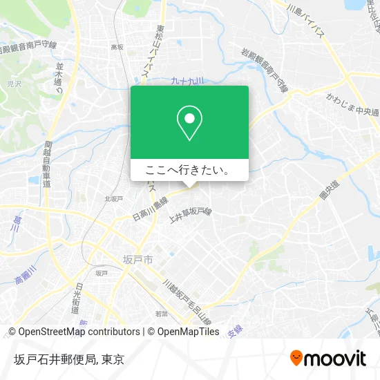 坂戸石井郵便局地図