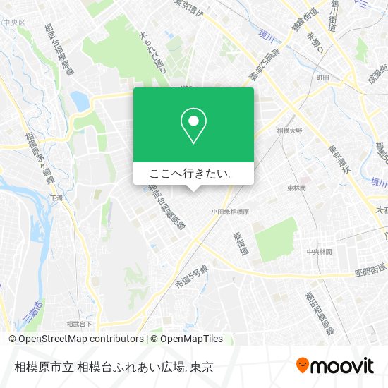 相模原市立 相模台ふれあい広場地図