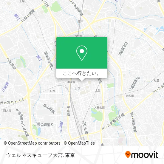 ウェルネスキューブ大宮地図