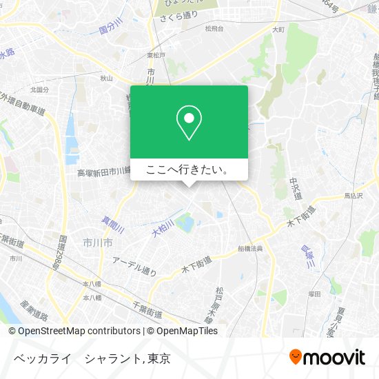 ベッカライ　シャラント地図