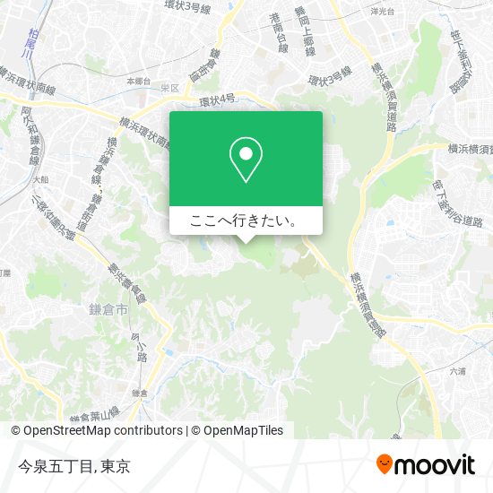 今泉五丁目地図