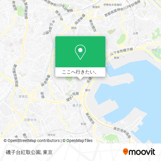 磯子台紅取公園地図