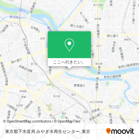 東京都下水道局 みやぎ水再生センター地図