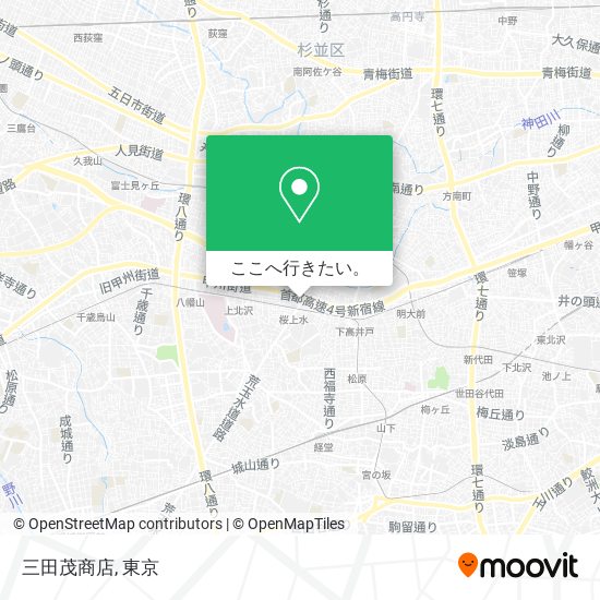 三田茂商店地図