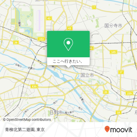 青柳北第二遊園地図