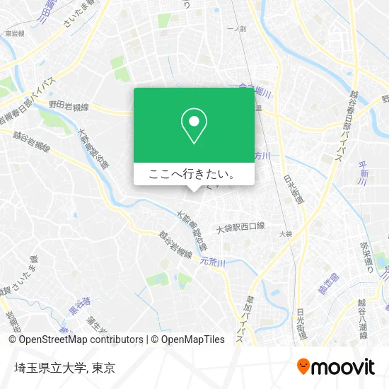 埼玉県立大学地図