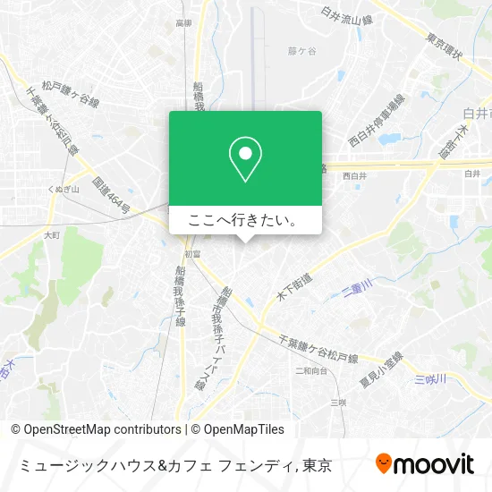 ミュージックハウス&カフェ フェンディ地図