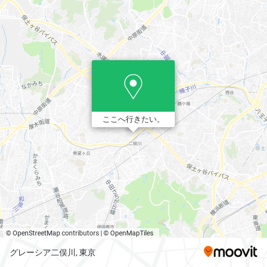 グレーシア二俣川地図