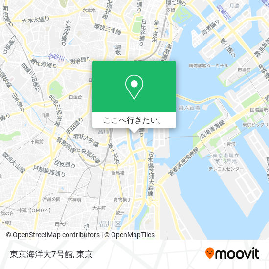 東京海洋大7号館地図