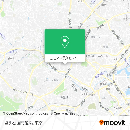 常盤公園弓道場地図
