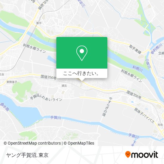ヤング手賀沼地図