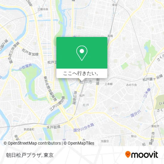 朝日松戸プラザ地図