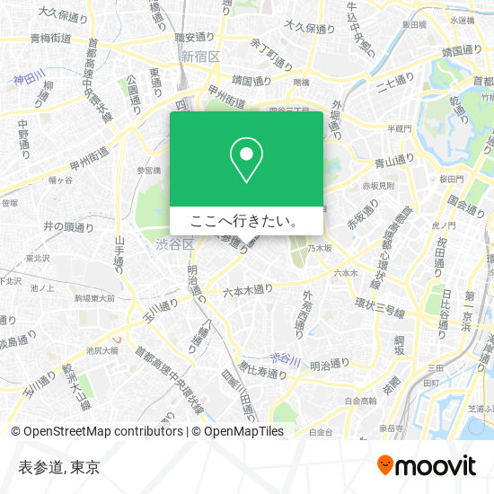 表参道地図